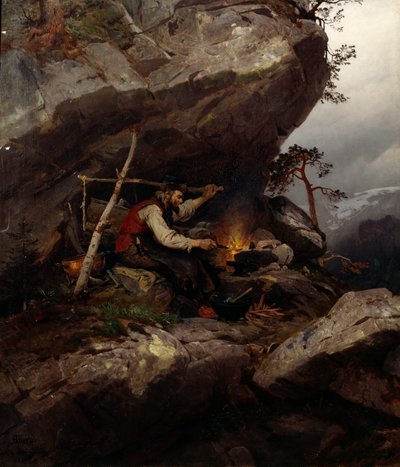 A Travelling Smith by Nils Bergslien