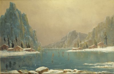 Skaters on a Lake by Nils Hans Christiansen
