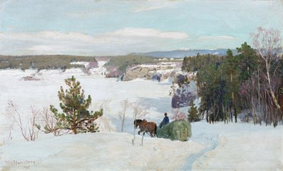Winter Landscape by Nils Hansteen