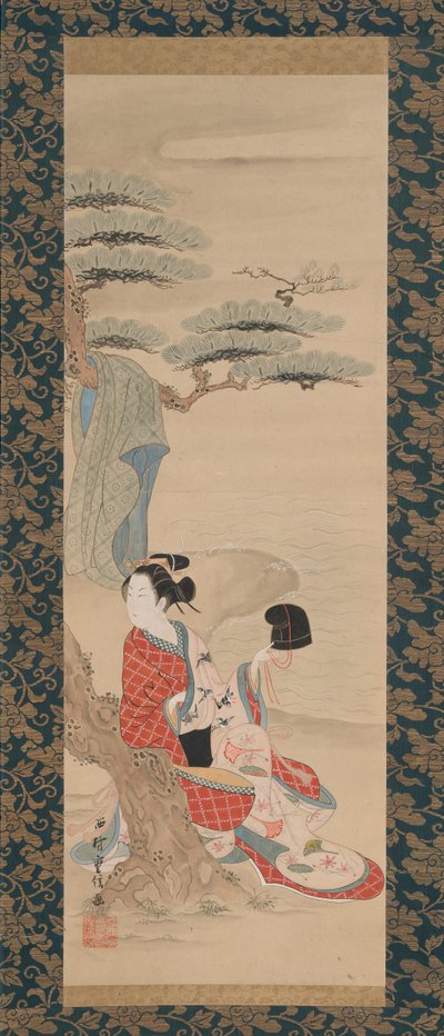 The Brine Maiden Matsukaze by Nishimura Shigenobu