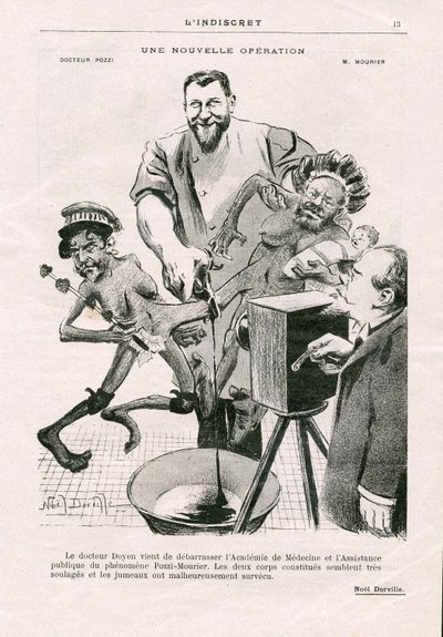 The Indiscreet, Satirical in B & W by Noel Dorville