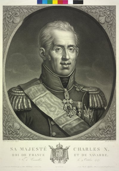 King Charles X of France by Noel Francois Bertrand