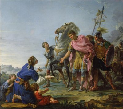 Trajan Showing Mercy, 1765 by Noel Halle