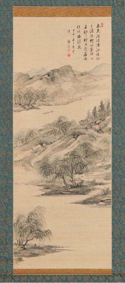Spring Landscape by Nukina Kaioku