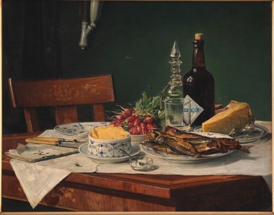 A Breakfast Table by O.A. Hermansen