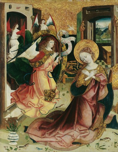 Annunciation to Mary by Oberösterreichischer Maler
