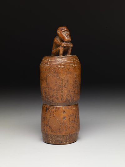 Ceremonial lime container (ahumama) by Oceanic Oceanic