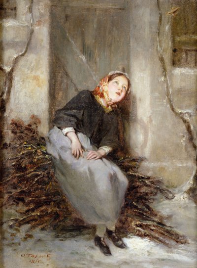 The Twig Picker by Octave Tassaert