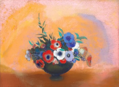 Anemones by Odilon Redon