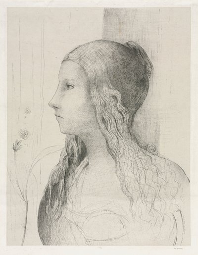 Brünnhilde in Twilight of the Gods, 1894 by Odilon Redon