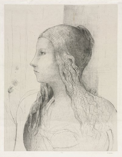 Brunnhilde in Twilight of the Gods by Odilon Redon