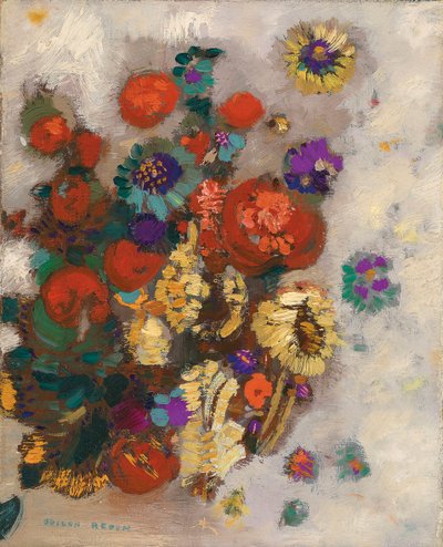 Bunch of Flowers by Odilon Redon