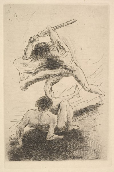 Cain and Abel by Odilon Redon