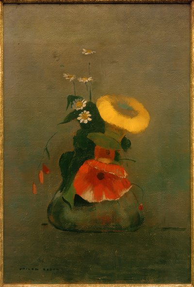 Poppies by Odilon Redon