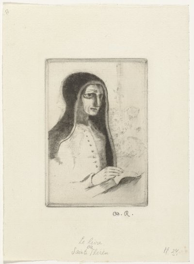 The Book (Sainte-Thérèse) by Odilon Redon