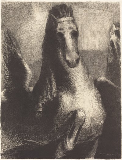 The Wing by Odilon Redon