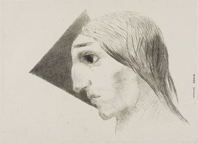 Madness, Plate Six from To Edgar Poe by Odilon Redon