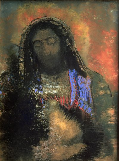 Sacred Heart by Odilon Redon