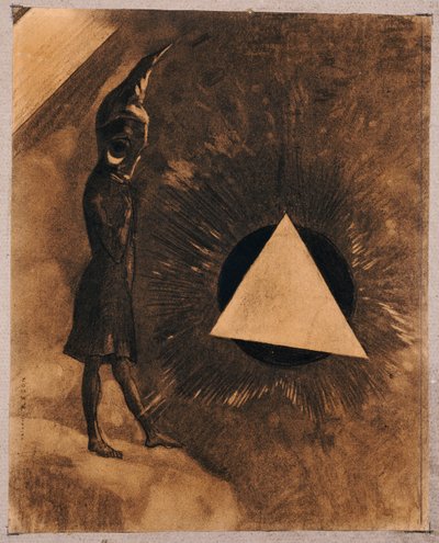 Concern for the Absolute. Philosopher by Odilon Redon