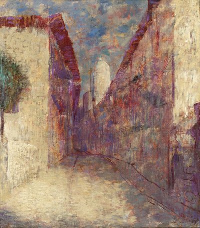 Street in Fontarabie by Odilon Redon