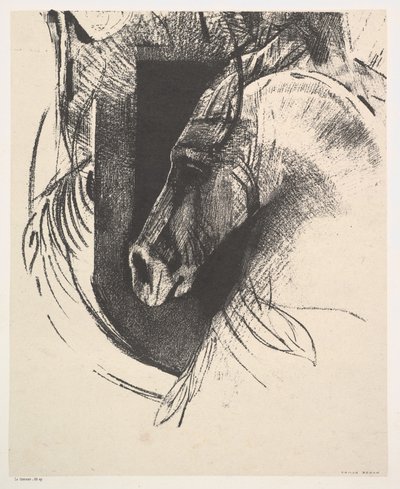 The Charger by Odilon Redon