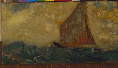 The Mystical Boat by Odilon Redon