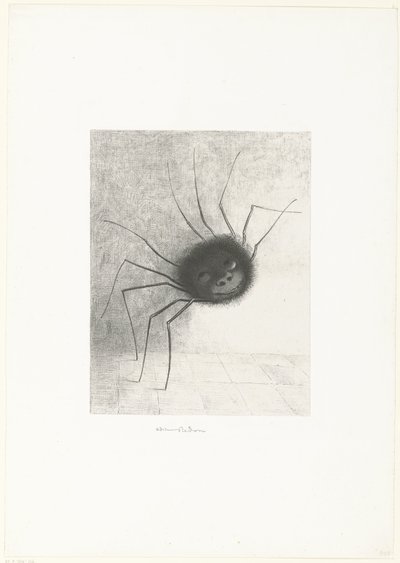 The Spider by Odilon Redon