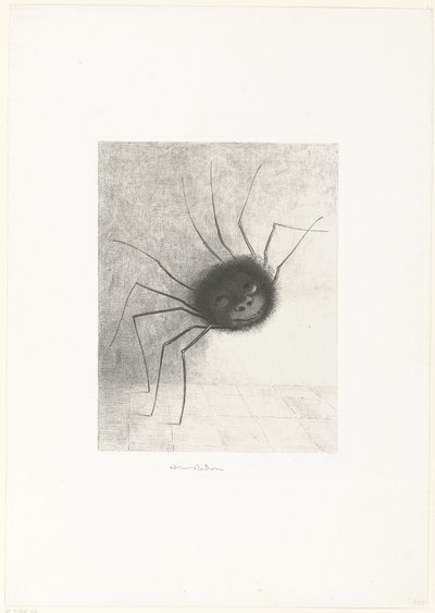 The Spider by Odilon Redon
