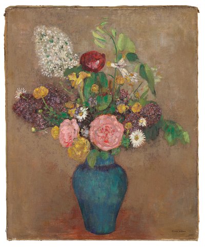 Vase of Flowers by Odilon Redon
