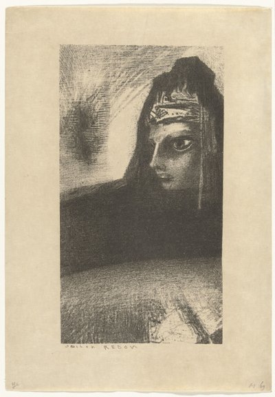 Black Sphinx by Odilon Redon