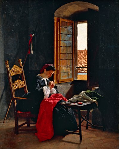 April 26 1859 in Florence by Odoardo Borrani