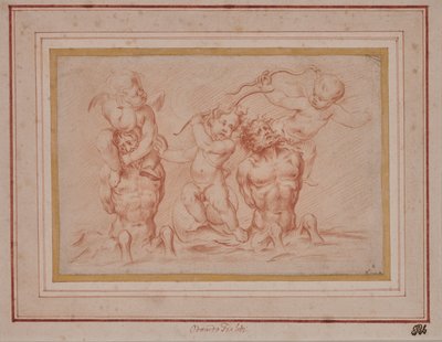 Tritons and Putti by Odoardo Fialetti