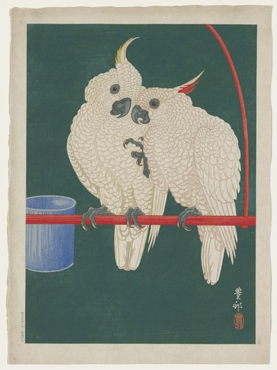 Cockatoos by Ohara Koson