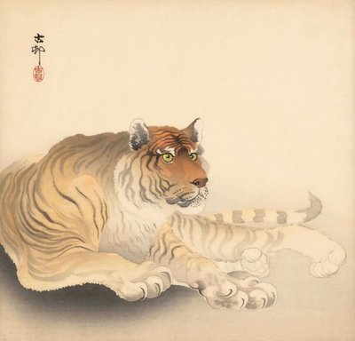 Tiger by Ohara Koson