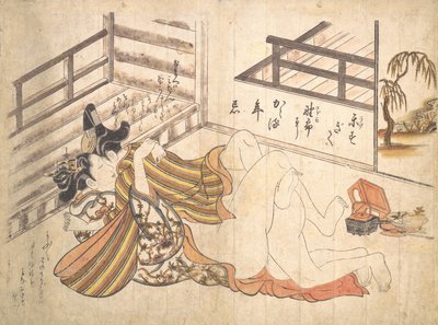 Bedroom Scene, ca. 1739 by Okumura Masanobu