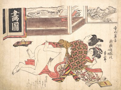 Bedroom Scene, ca. 1739 by Okumura Masanobu