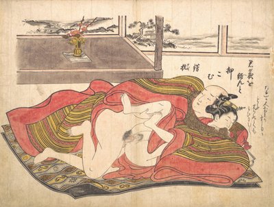 Bedroom Scene by Okumura Masanobu