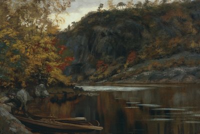 Holskaukilen Landscape by Olaf Isaachsen