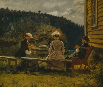 Mother and Cousins by Olaf Isaachsen