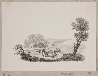 The Old and the Young Fishing by Oluf Olufsen Bagge