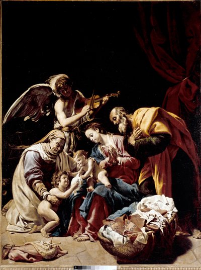 Holy Family by Orazio Borgianni