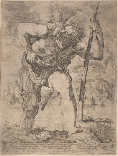 Saint Christopher by Orazio Borgianni
