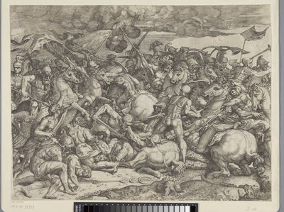 Battle of the Milvian Bridge by Orazio Farinati (attributed to)