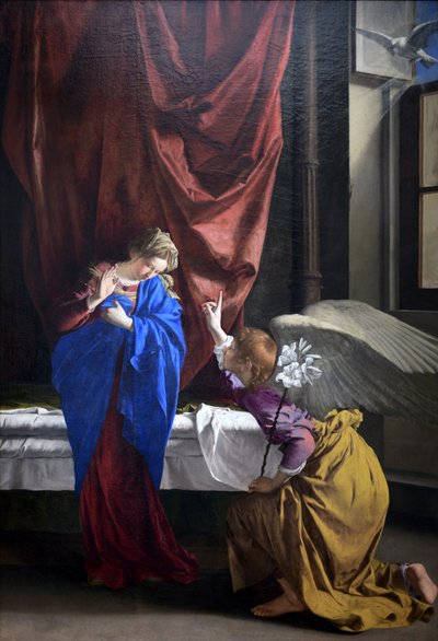 Annunciation by Orazio Gentileschi