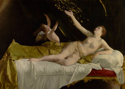 Danaë and the Shower of Gold by Orazio Gentileschi