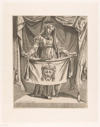 Veronica with Sweat Cloth by Orazio de Santis (attributed to)