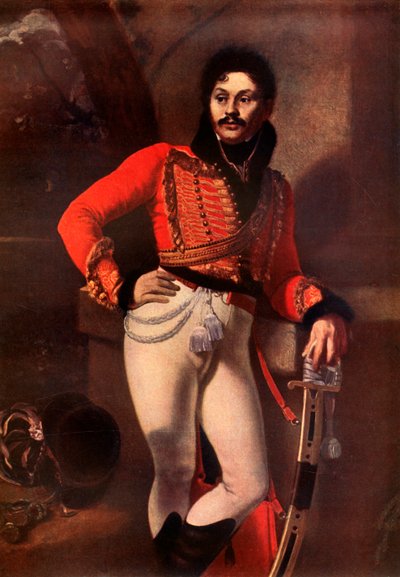 Portrait of Denis Davydov, c1811 by Orest Adamovich Kiprensky