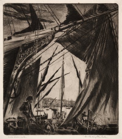 Sails and a Vista by Orville Houghton Peets