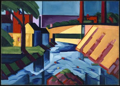 Evening Tones by Oscar Bluemner