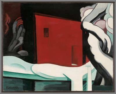 Snow and Glow by Oscar Bluemner